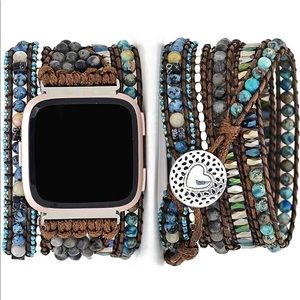 **SOLD** NWT beaded watch strap
